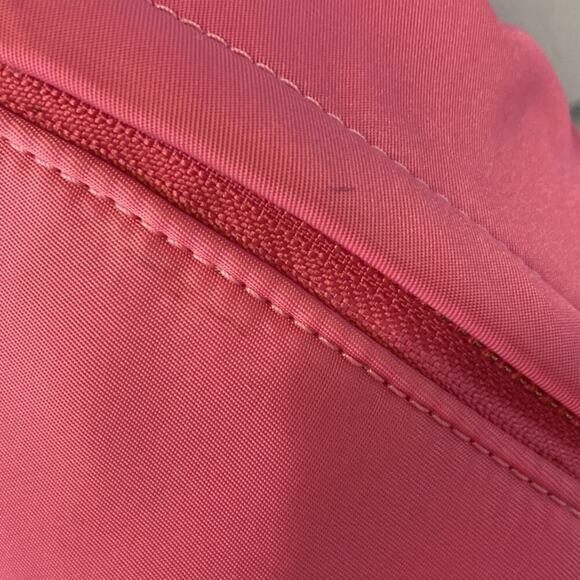 KATE SPADE, SMALL PINK AND MAROON NYLON BACKPACK WITH POCKET - Picture 11 of 16